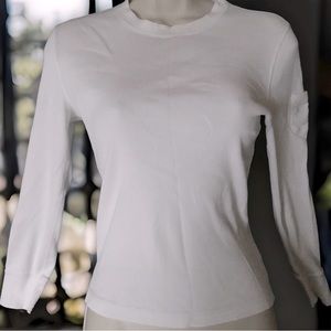 LAUREN Ralph Lauren White Long Sleeve Top